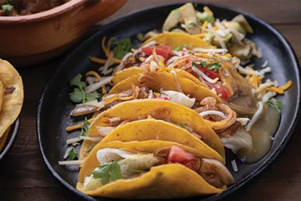 Enfes fasulyeli taco