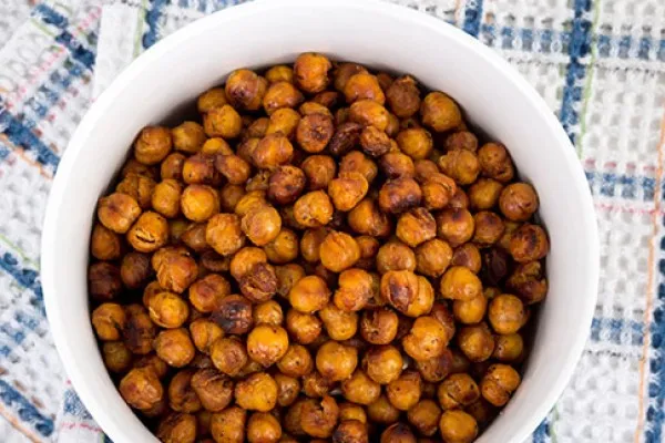 Fırında nohut (garbanzo fasulyesi)