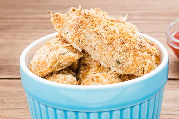 Fırında tavuk nugget