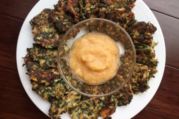 Ispanaklı patates pankeki