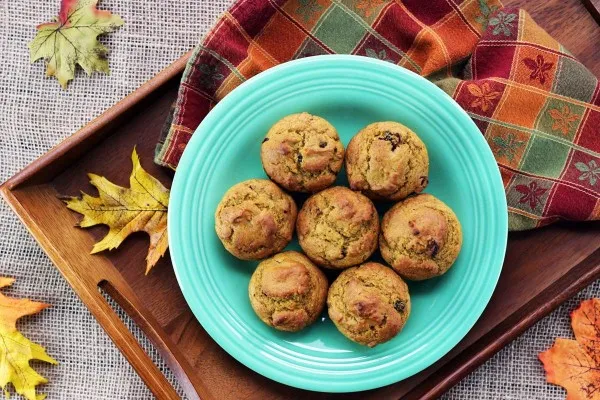 Turna yemişli balkabaklı muffin
